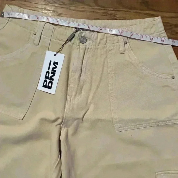 Princessโ Polly Cream Denim Wide Leg Cargo Pants, NWT, Size 6 - Picture 7 of 12